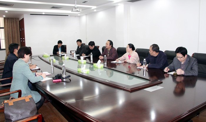 自治区社科联曹平副主席一行到广西师范学院调研