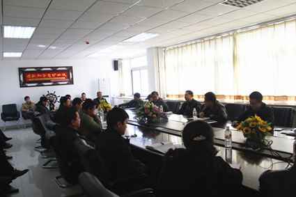 赵永生副校长到燕山大学里仁学院对党的群众路线教育实践活动开展调研