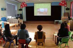 历下区教育局检查团来山东旅游职业学院幼儿园进行2013年度年检工作