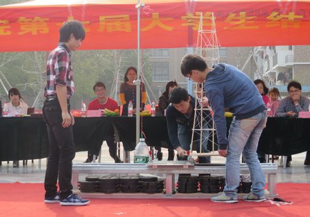 台州学院举行第七届大学生结构设计竞赛