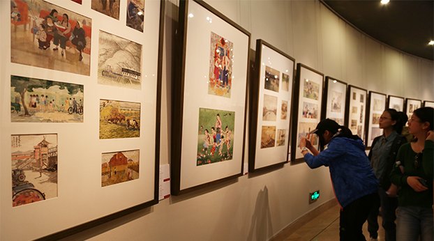 “中央美术学院附中60周年”展览开幕