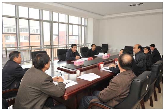 省教育厅副厅长李青山来晋中学院调研