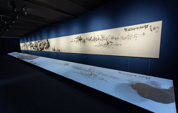 “弥散与生成 潘公凯艺术展”在浙江美术馆开幕