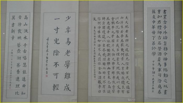 校团委成功举办第五届南昌市高校书法创作艺术节