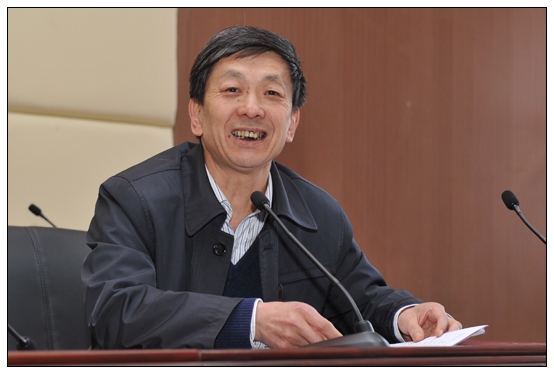 邸敏学教授应邀来晋中学院作专题报告